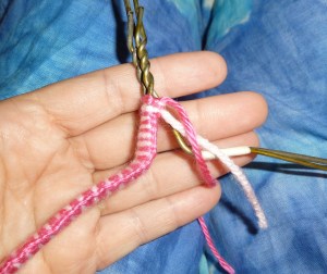 Started at the base of the hook