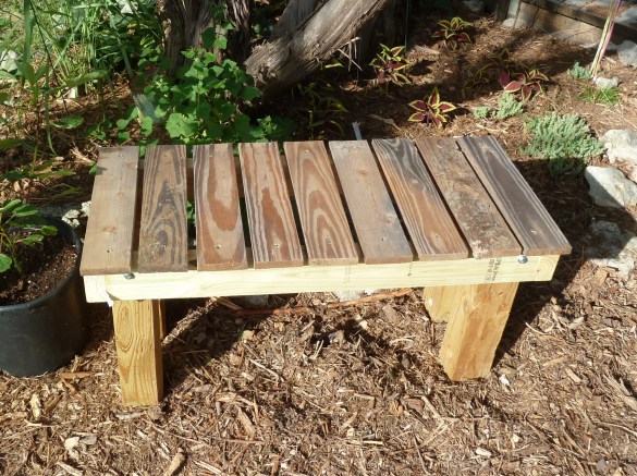 free garden bench woodworking plan