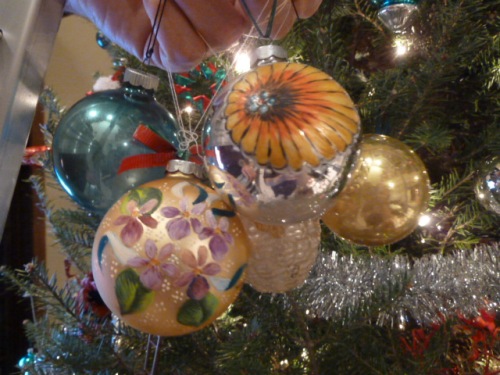 Hand-painted ornaments